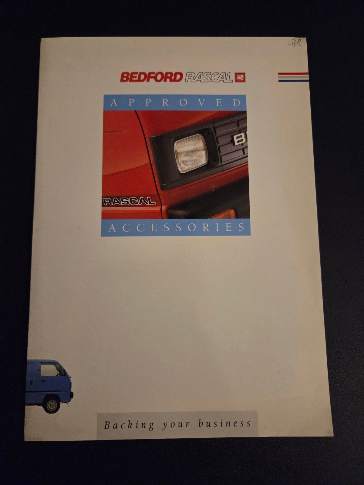 Brochure Bedford Rascal accessoires 1988, Ophalen of Verzenden, Zo goed als nieuw, Overige merken