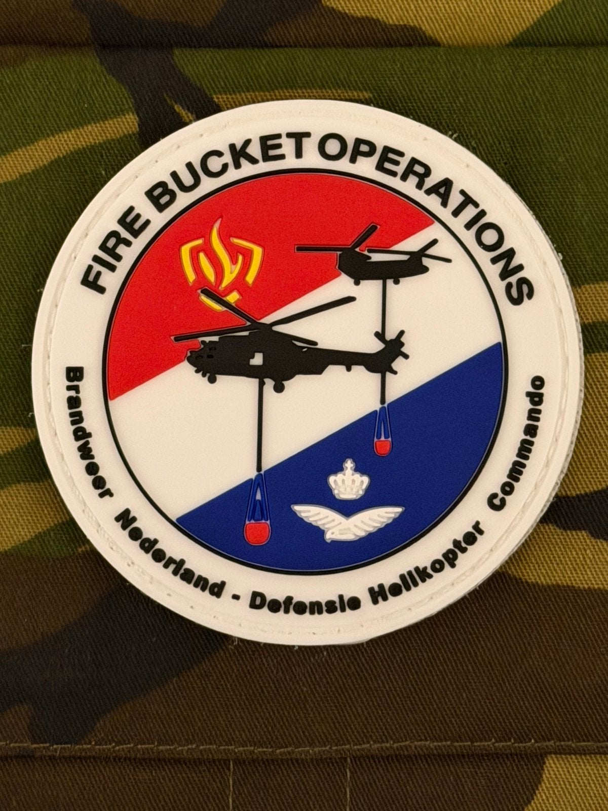 FBO (free bucket operations) pvc velcro patch., Verzamelen, Verzenden, Nieuw, Patch, Badge of Embleem