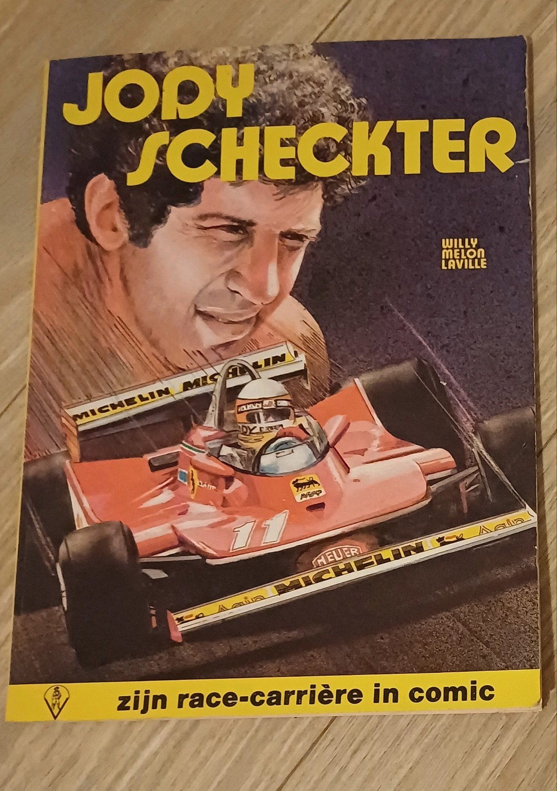 Jody Scheckter: Zijn race-carrière in comic, Ophalen of Verzenden