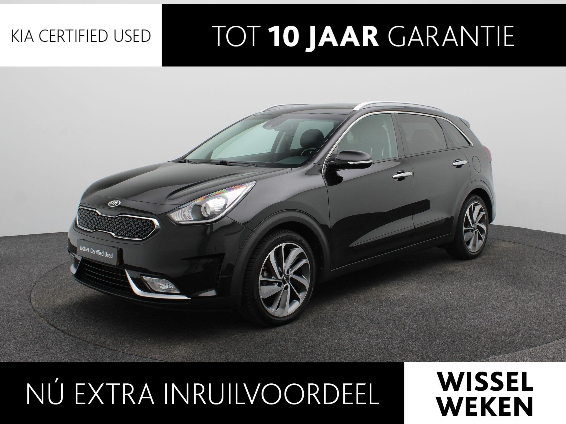 Kia Niro 1.6 GDi Hybrid Edition, Auto's, 12 maanden, Gebruikt, Euro 6, Leder en Stof