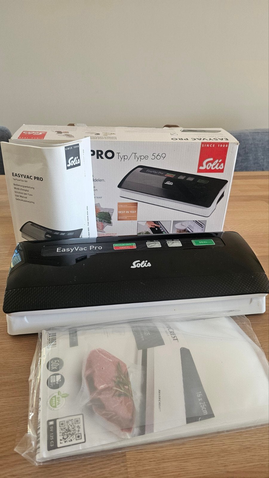 Solis Easyvac Pro Type 569 - Zo goed als nieuw, Ophalen of Verzenden, Zo goed als nieuw