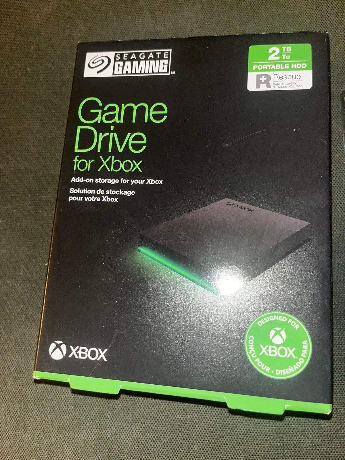 Externe hardeschijf Xbox 2TB, Ophalen, Zo goed als nieuw, GDDR6, PCI-Express 4