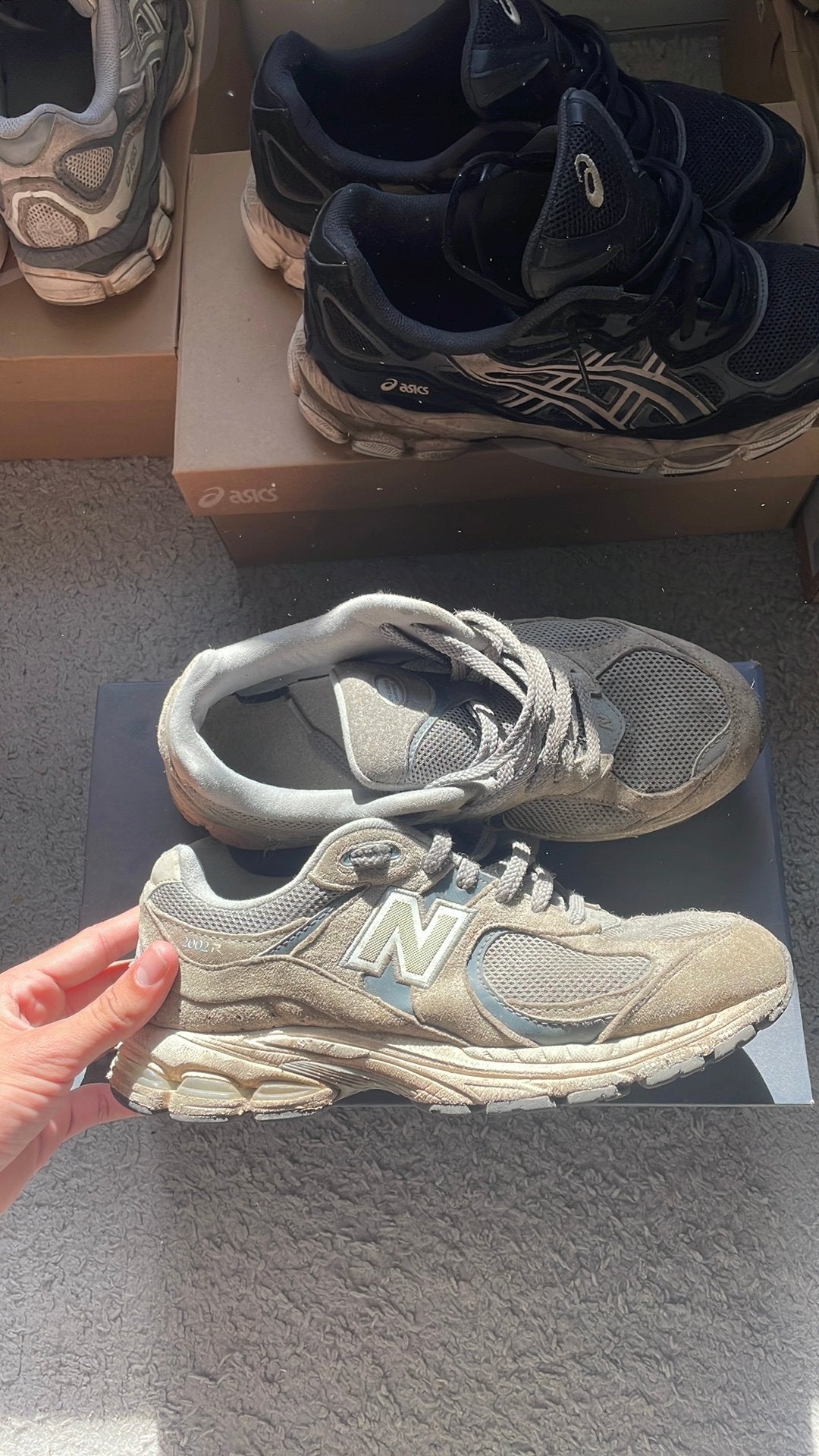 New balance 2002r, Kleding | Heren, Ophalen of Verzenden, Zo goed als nieuw, Overige kleuren