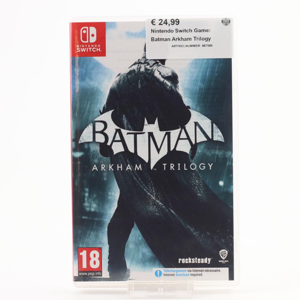 Nintendo Switch Game: Batman Arkham Trilogy, Nintendo, Zo goed als nieuw, Support@nintendo.com, 11-1 Hokotate-cho, Kamitoba, Minami-ku
Kyoto 601-8501
Japan
