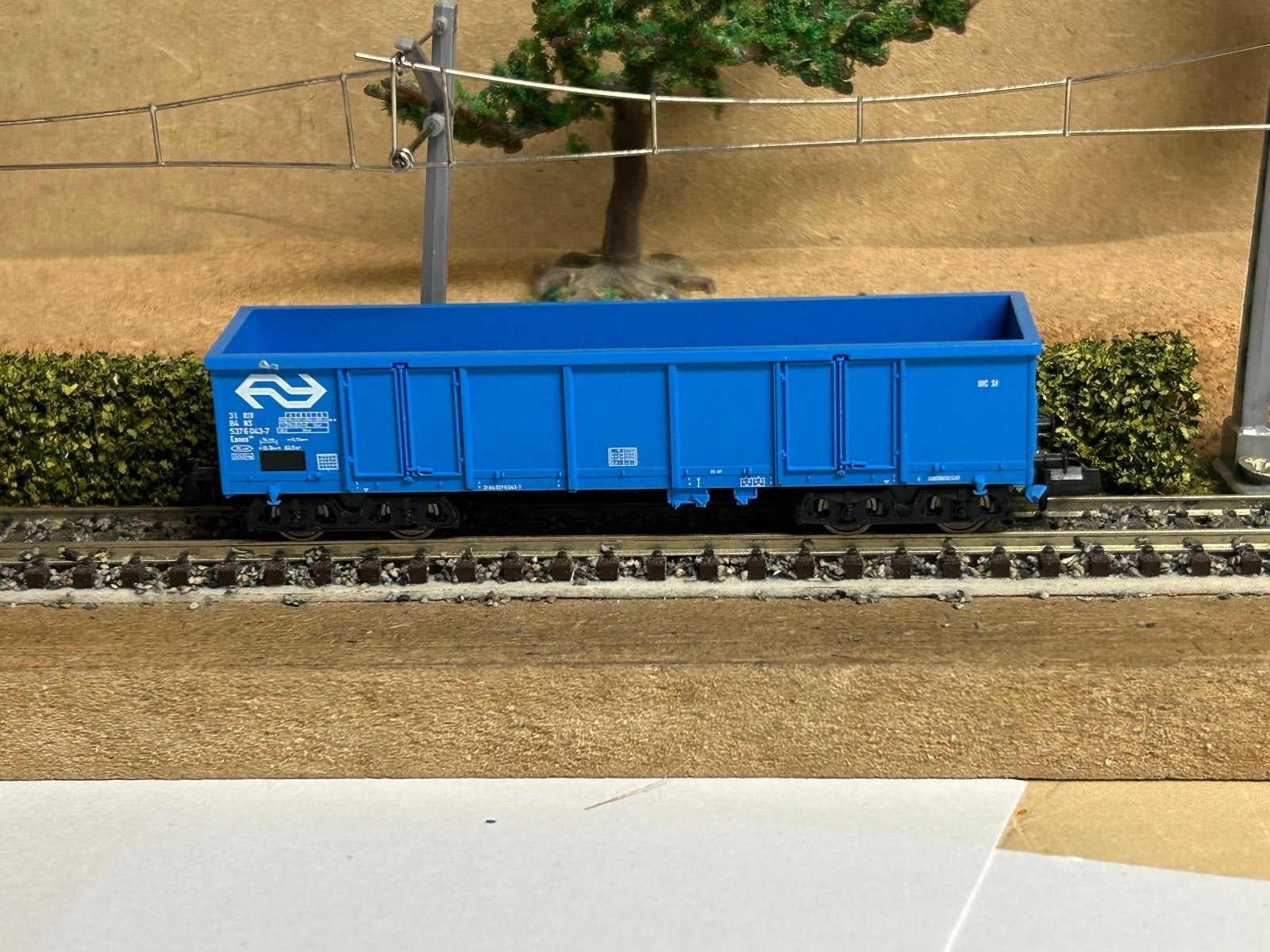 Fleischmann NS Wagon - Blauw - Zo goed als nieuw, Fleischmann, Wagon, Ophalen of Verzenden, NS