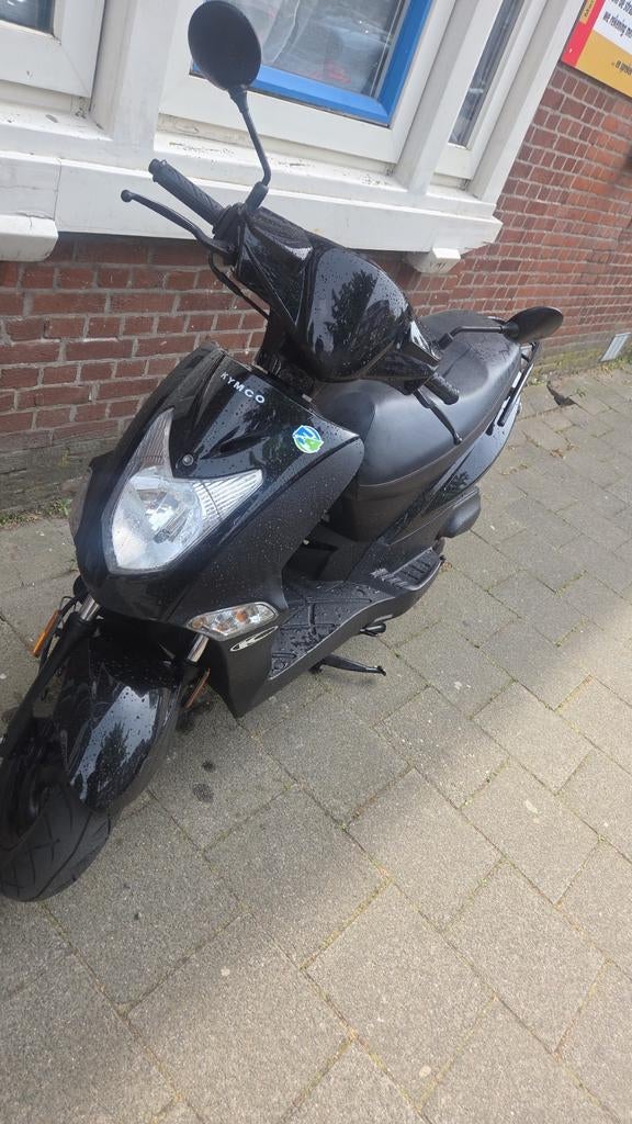 Kymco Agility Fr Long 2020 - Zwart, Fietsen en Brommers, Scooters | Kymco, Zo goed als nieuw, Agility, Benzine, Ophalen