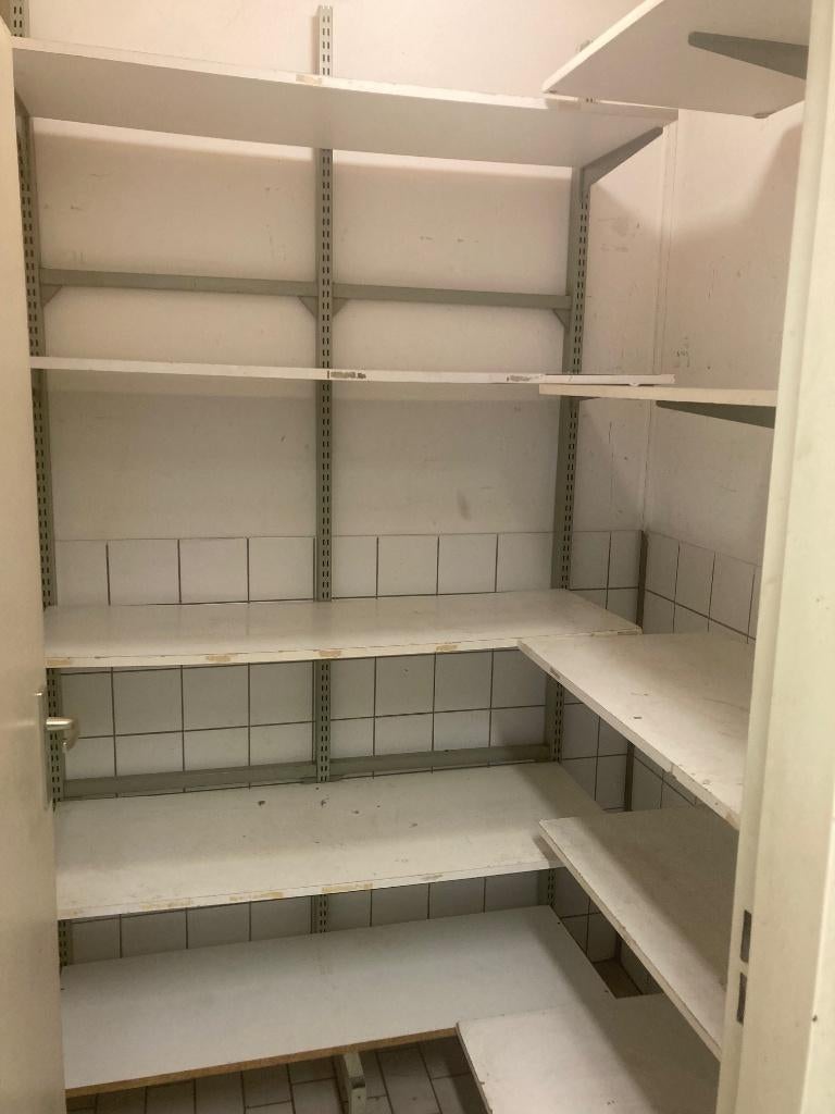 Stelling Vrijstaand 3x 60 breed, planken 40 diep, hoogte 230, Ophalen, Gebruikt