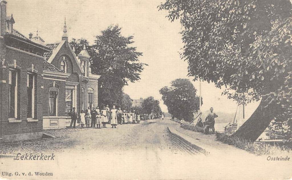 Lekkerkerk Oosteinde Krimpenerwaard, Ophalen of Verzenden, Voor 1920, Ongelopen, Zuid-Holland