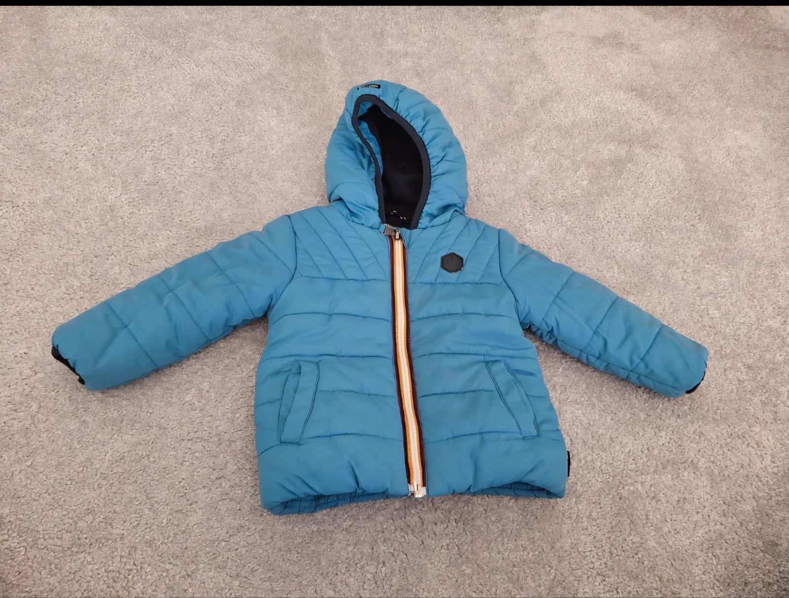 Tumble 'N Dry gewatteerde jas - Blauw - Maat 74, Ophalen of Verzenden, Gebruikt, Tumble 'N Dry, Jongen of Meisje
