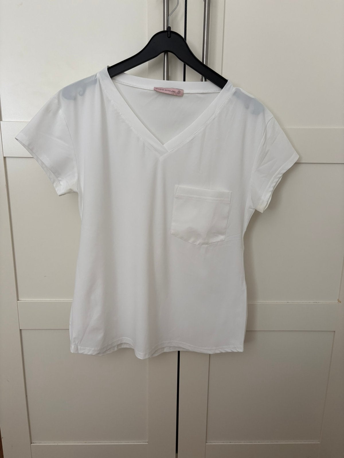 Studio Anneloes roller shirt wit Maat M zgan., Maat 38/40 (M), Studio Anneloes, Wit, Ophalen of Verzenden