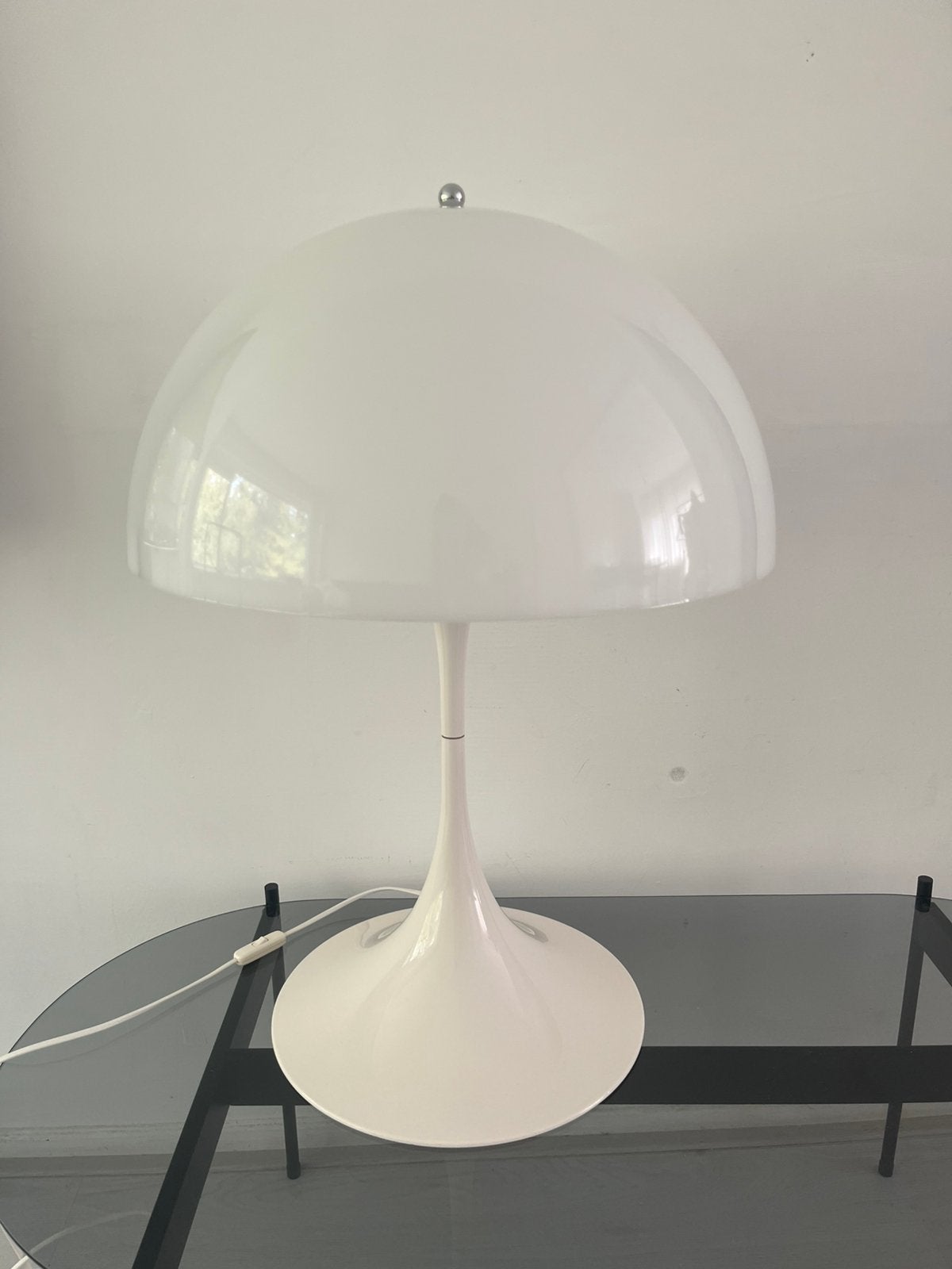 Louis Poulsen Panthella vloerlamp – Verner Panton, Huis en Inrichting, Lampen | Tafellampen, Ophalen, Kunststof, Vintage, Wit
