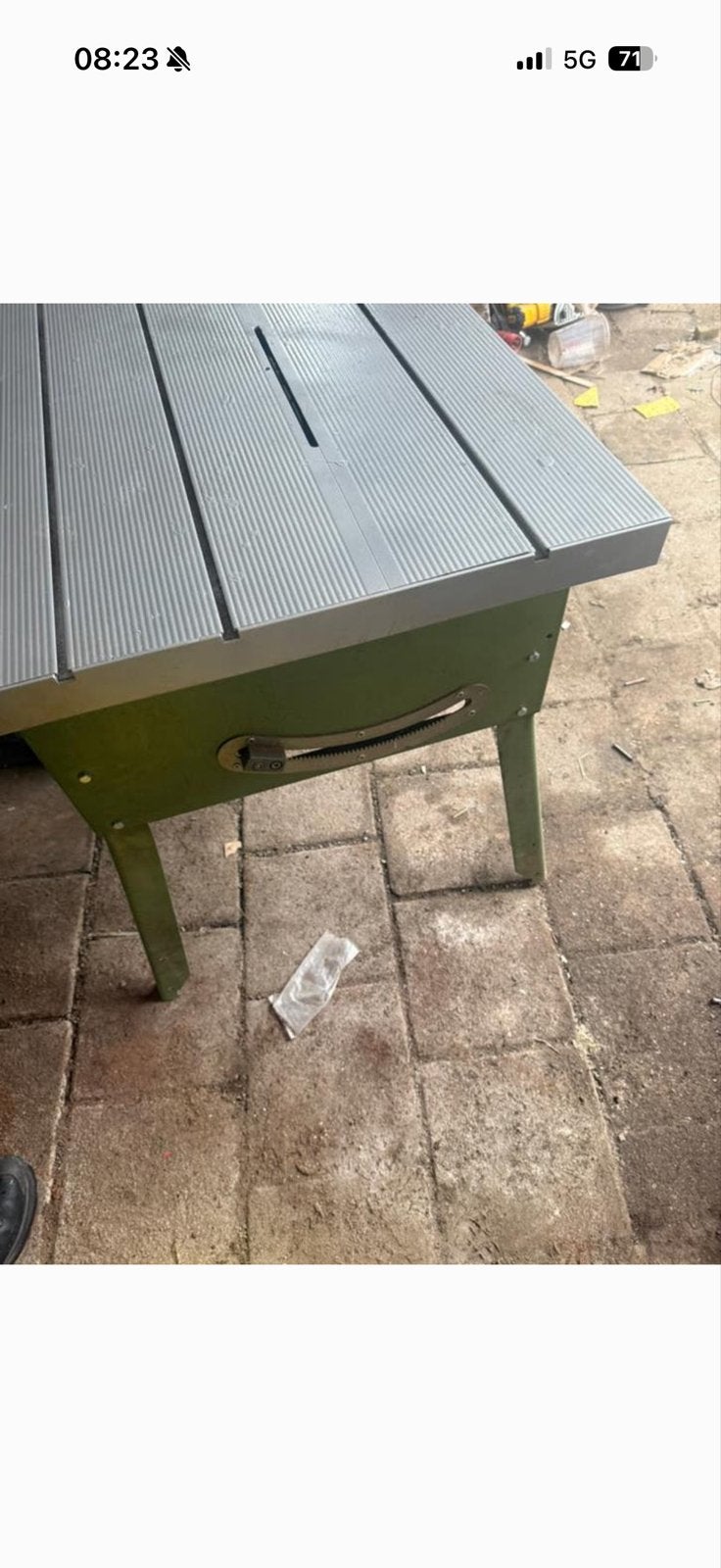 Zaagtafel op 380V - Elektra Beckum Precisie Cirkelzaag, Ophalen, Gebruikt, Cirkelzaag, 70 mm of meer