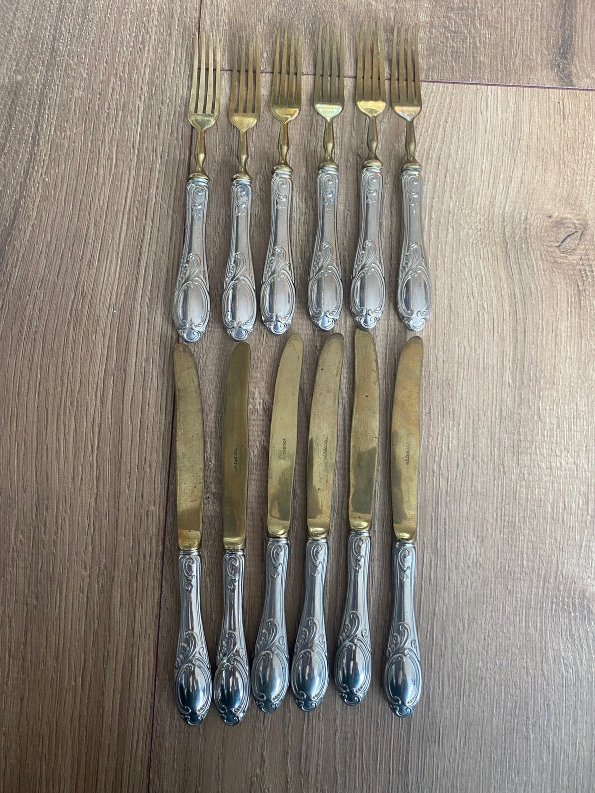 Antieke bestekset zilver, Antiek en Kunst, Ophalen of Verzenden