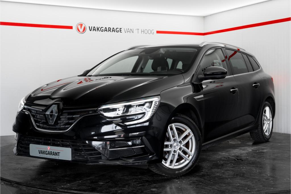 Renault Mégane Estate 1.6 E-Tech Plug-In Hybrid 160 Intens, 77 km/l, 4 cilinders, Leder en Stof, Zwart
