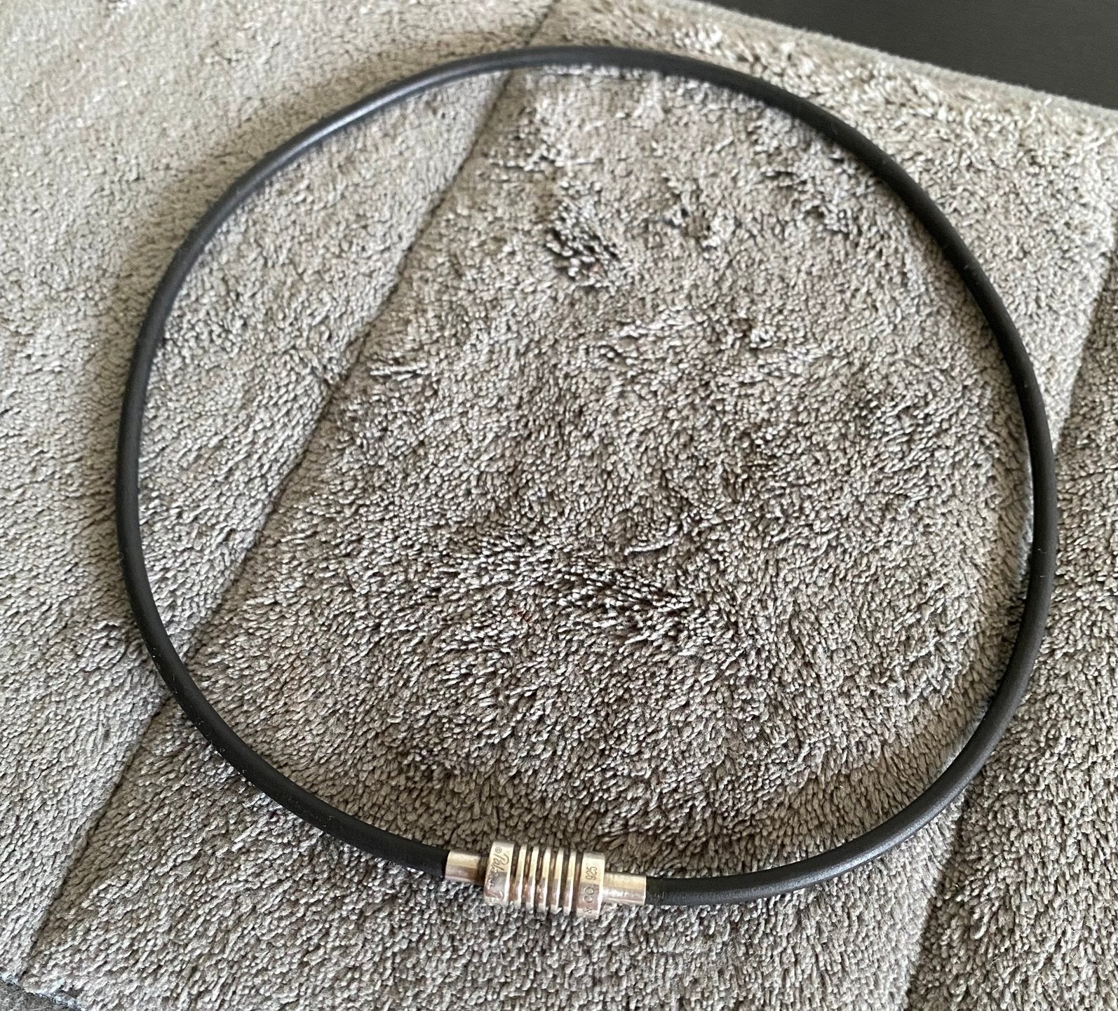 Tiffany & Co. Paloma Picasso Surfer Groove Necklace Silver, Ophalen of Verzenden, Zo goed als nieuw, Zilver, Zilver