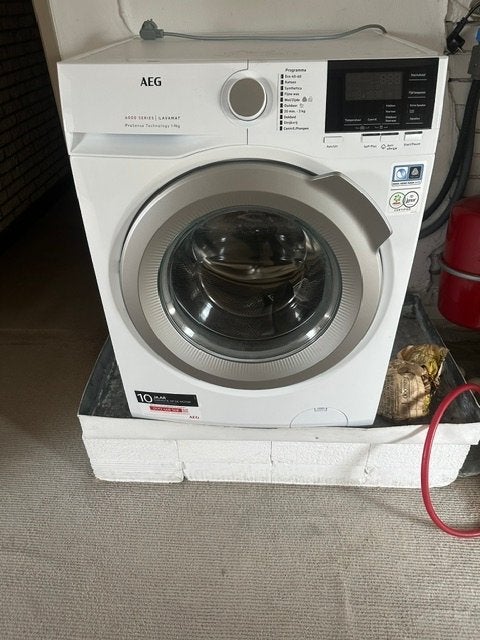 AEG 4000 Serie Lavamat Wasmachine - 7kg, Ophalen, Gebruikt, Voorlader, 85 tot 90 cm