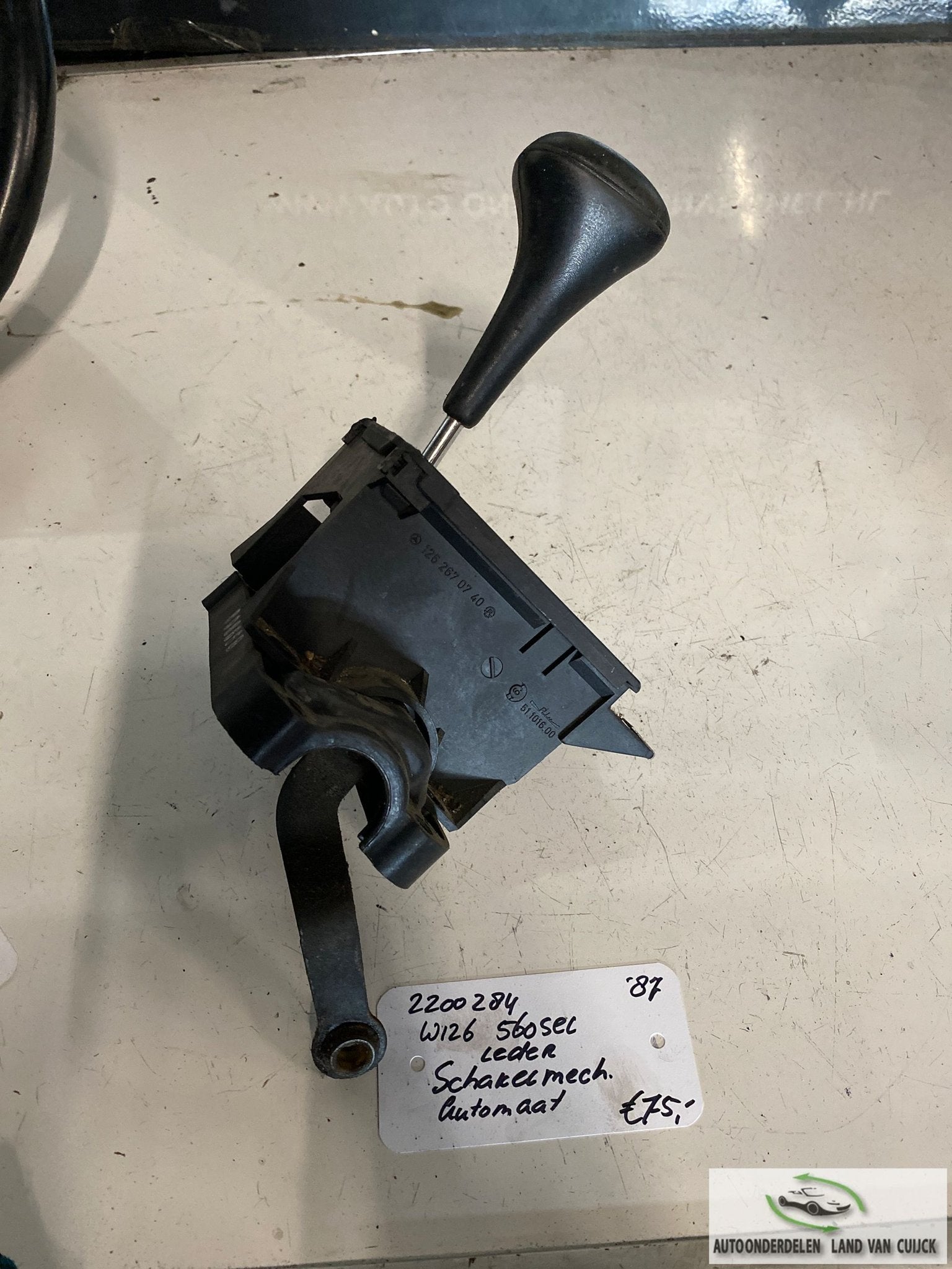 Mercedes W126 560SEL 1987 2200284 Schakelmechanisme met lede, Gebruikt, -, -, Ophalen of Verzenden