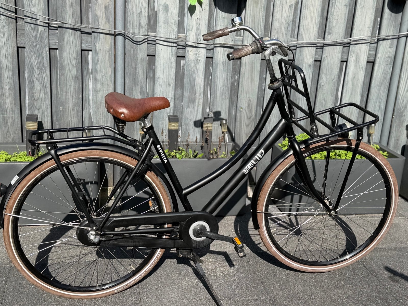 Sparta Pick-Up Transportfiets - Zwart, 28 inch, Fietsen en Brommers, Ophalen, Terugtraprem, Versnellingen, Zo goed als nieuw