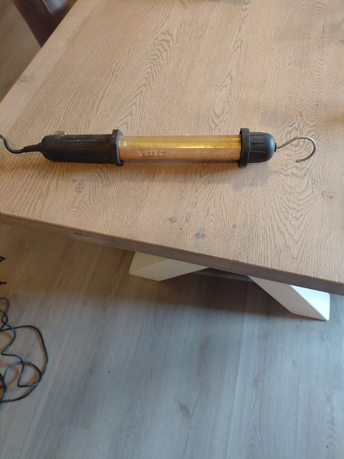 VETEC Looplamp - Handige Werkplaatslamp met Haak, Gebruikt, Minder dan 50 watt, Met statief, Ophalen of Verzenden