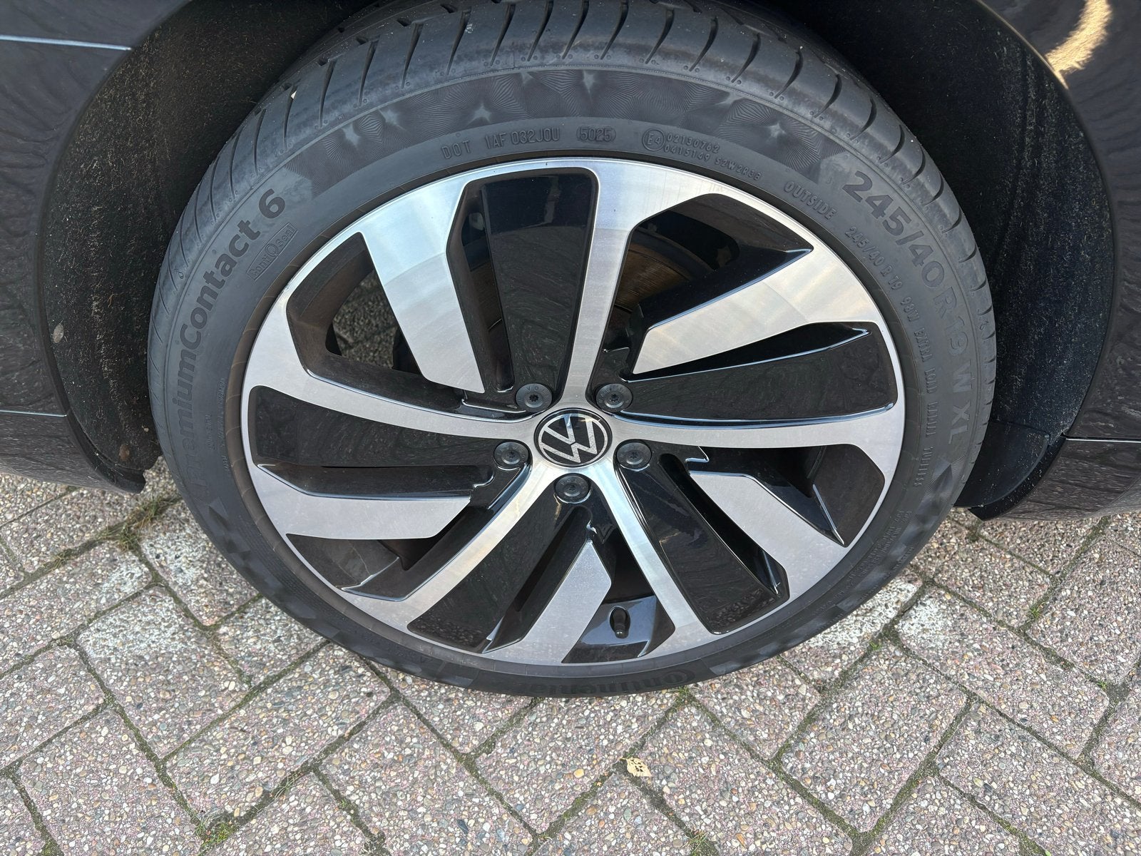 Originele VW Arteon velgen 19 inch met Continental banden, Auto-onderdelen, 19 inch, Banden en Velgen, Ophalen of Verzenden, Personenwagen