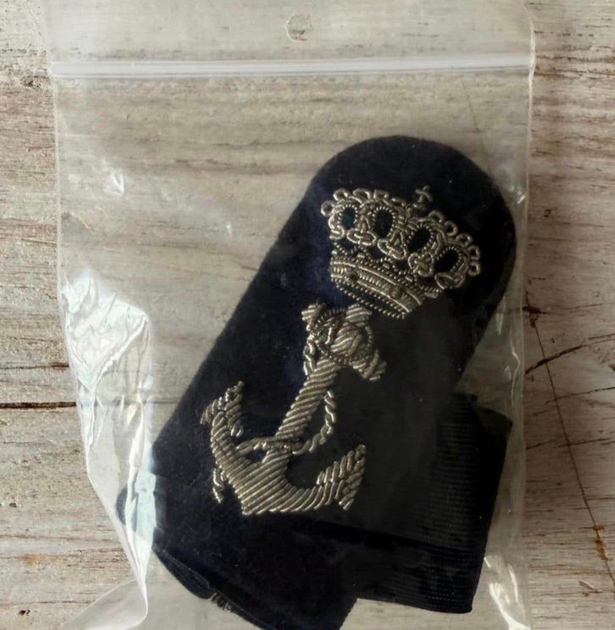 Marine Pet Embleem met Band -6, Verzenden, Marine, Embleem of Badge