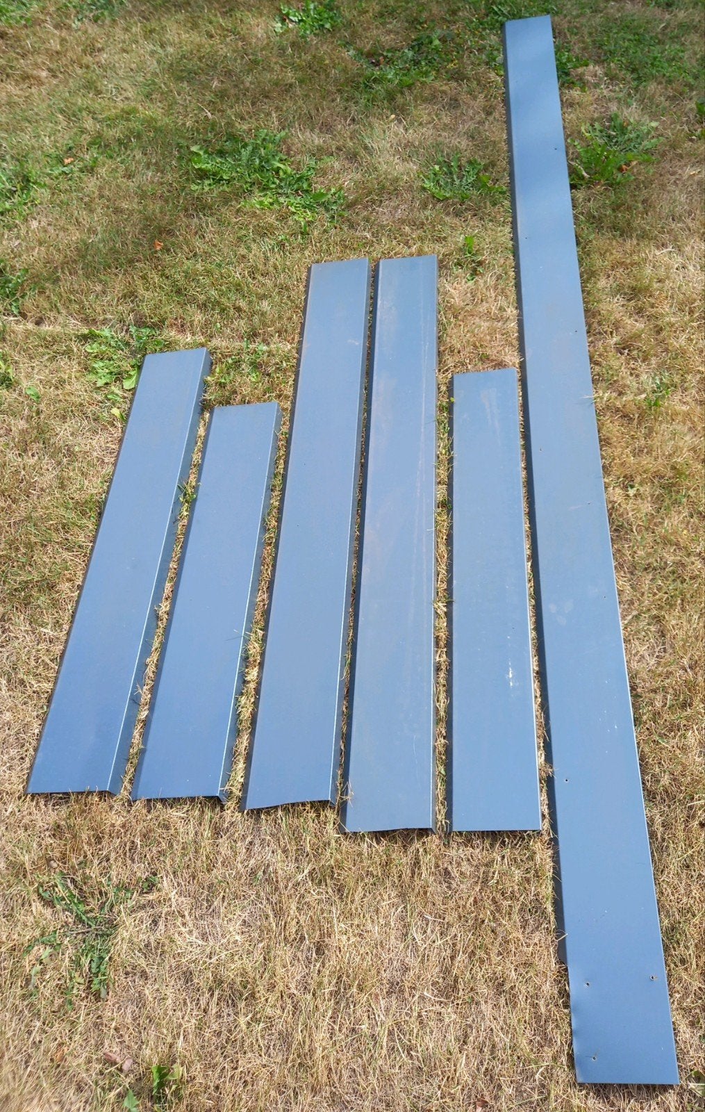 antraciet kleurige daktrim - zetwerk, Ophalen, Nieuw, Metaal, 15 m² of meer