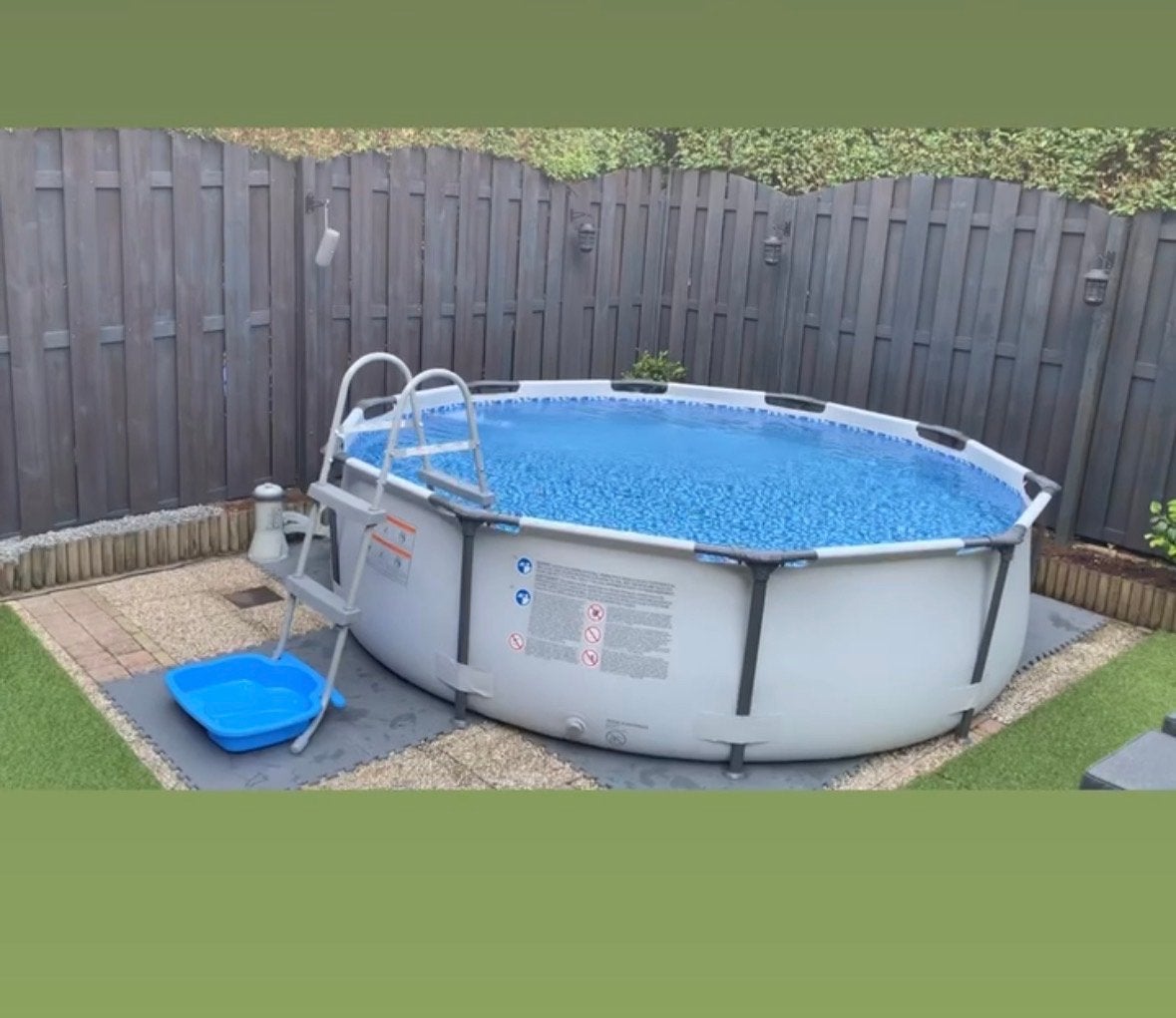 Intex zwembad 360m inclusief pomp, Ophalen, Gebruikt, Minder dan 80 cm, 300 cm of meer