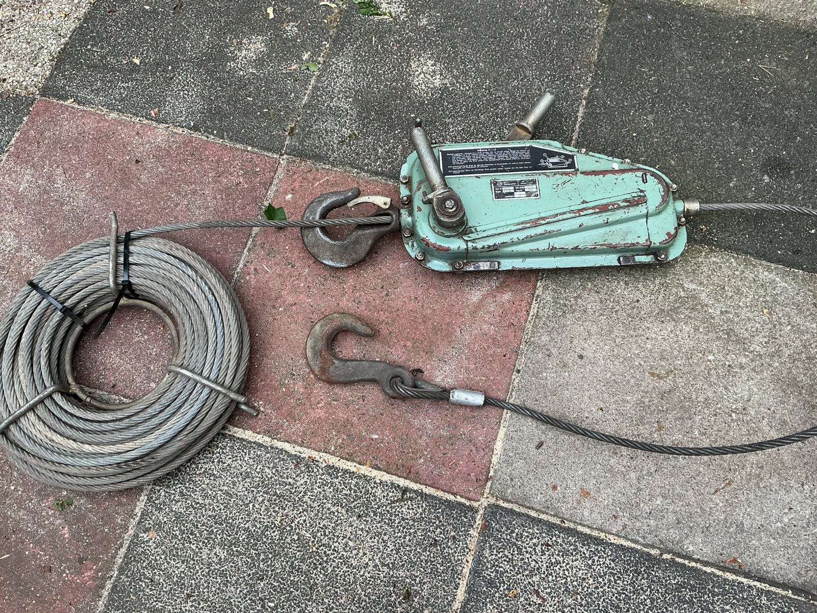 Staaldraadtakel,Tirfor,,Greifzug, Ophalen, Zo goed als nieuw, Handmatig