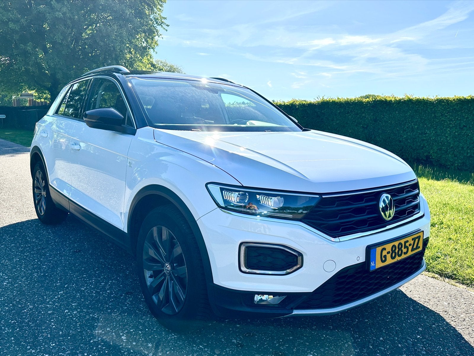 Volkswagen T-Roc 1.0 TSI 115pk 2020 Wit, Auto's, Volkswagen, Voorwielaandrijving, Wit, Origineel Nederlands, 115 pk