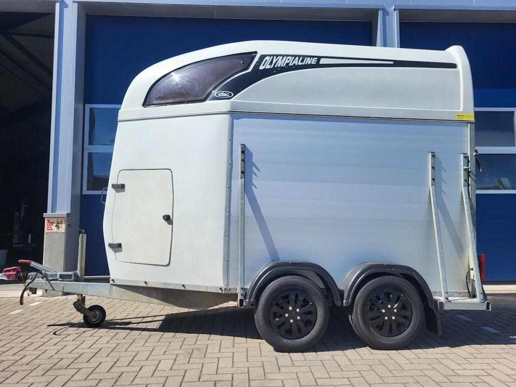 Atec 1.5 Aluminium paardentrailer zadelkamer nieuwe banden**, Gebruikt, Aluminium, 1½-paards trailer