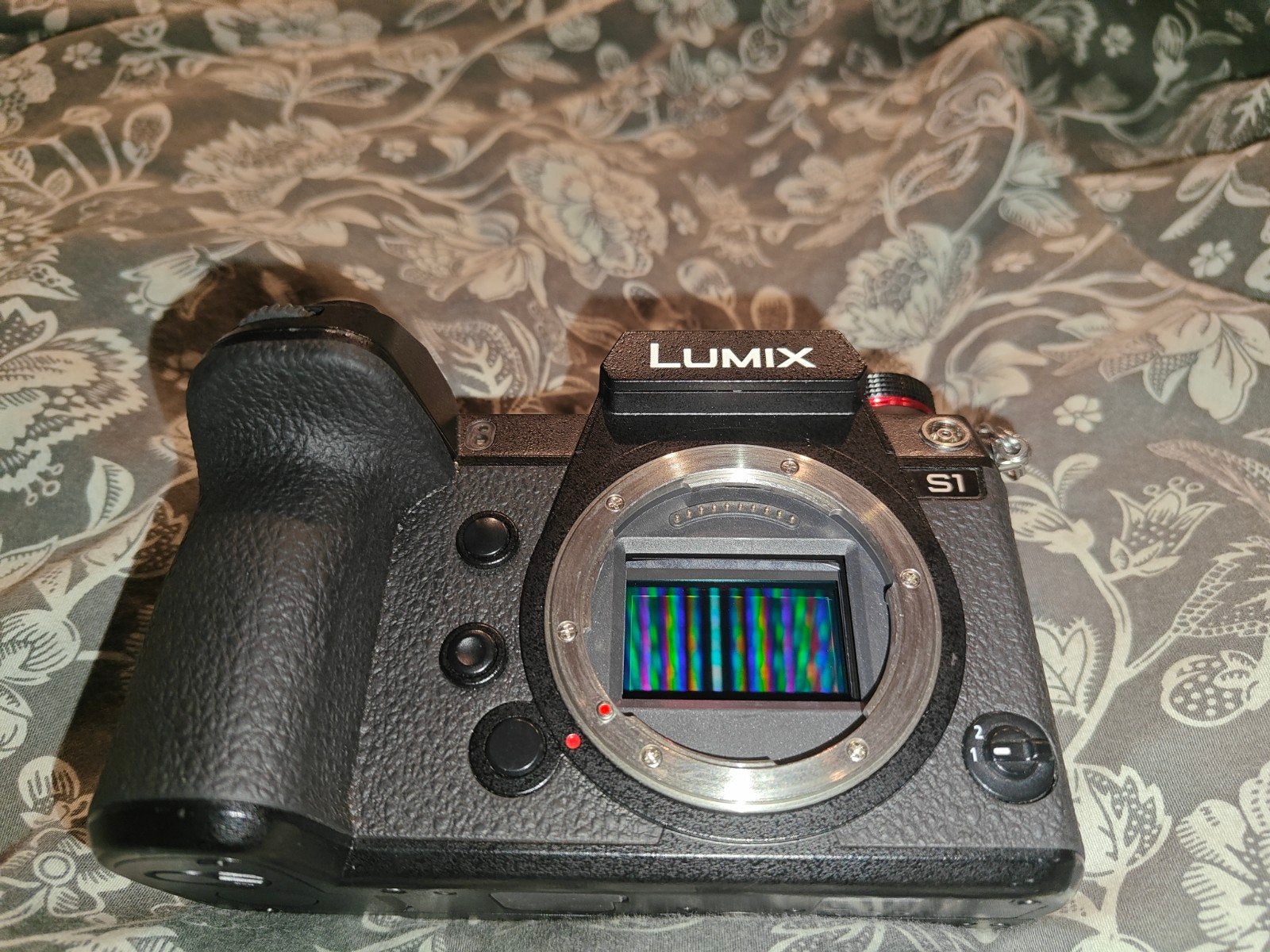 Panasonic Lumix s1 met batterijlader en doos, Panasonic, Oplader, Ophalen of Verzenden, Zo goed als nieuw
