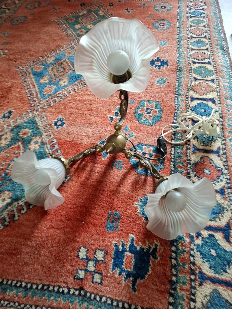 mooie vintage lamp, Antiek en Kunst, Ophalen of Verzenden
