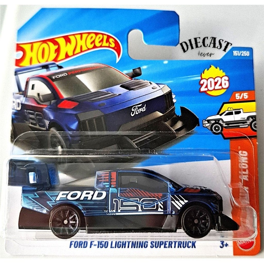 Hot Wheels Ford F-150 Lightning Supertruck, Ophalen, Nieuw, Auto