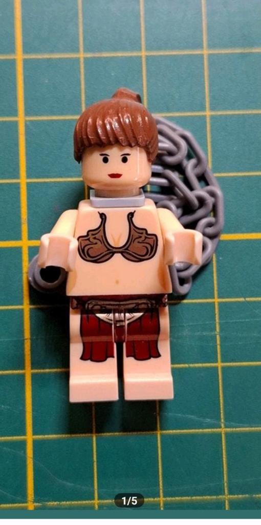 Lego Star Wars SW0085 Princess Leia Jabba Slave Outfit, Ophalen of Verzenden, Zo goed als nieuw, Compleet, Lego