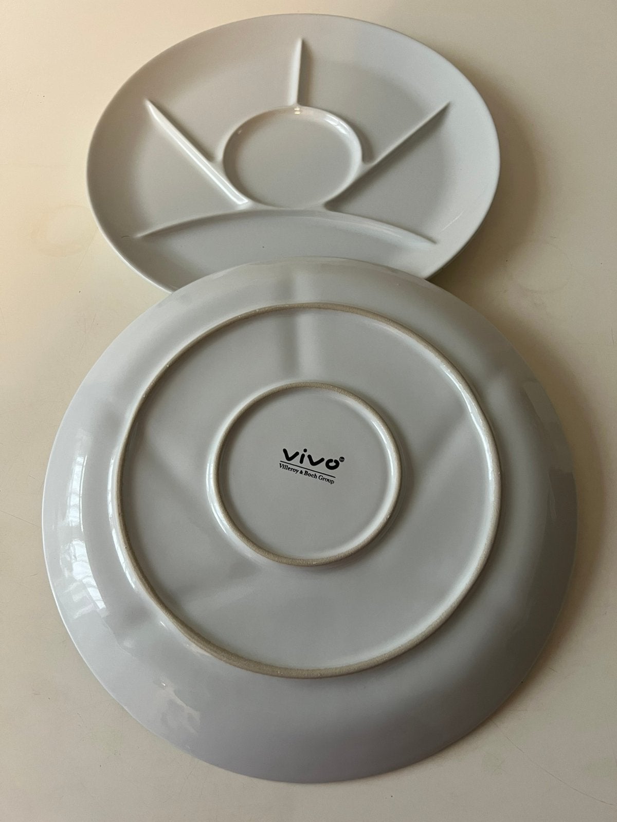 Vivo Villeroy & boch porselein servies gourmet borden., Ophalen of Verzenden, Porselein, Overige stijlen, Bord(en)