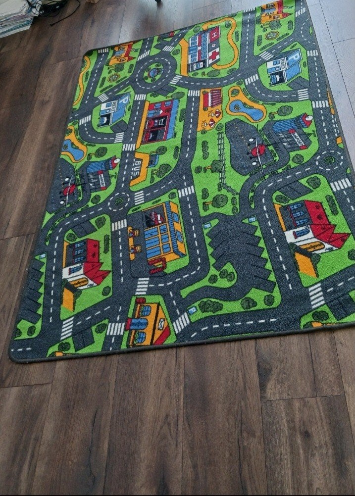 Speelkleed stad / verkeerswegen / Zeer goede staat, Ophalen, Zo goed als nieuw
