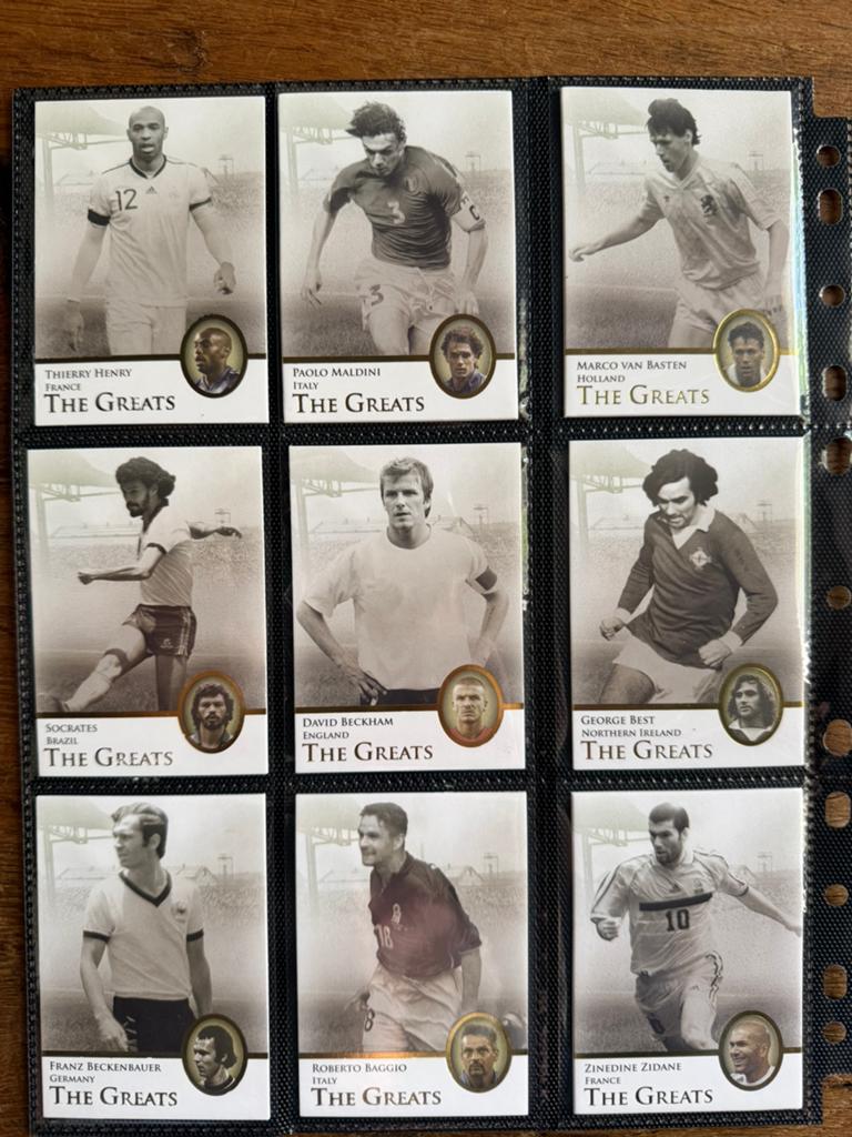 Voetbal The Greats Kaartencollectie - Zeldzame Spelers, Ophalen of Verzenden, Nieuw, Overige sporten, Spelerskaart