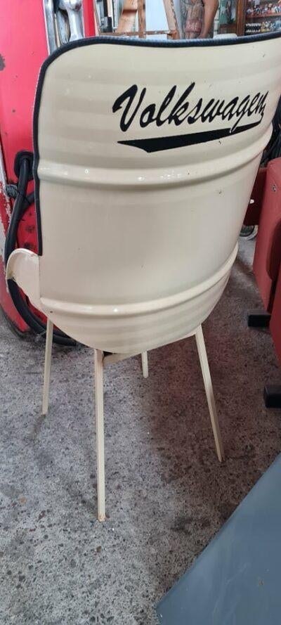 Industrieel vintage metalen olie ton stoelen Tafel kast kruk, Ophalen, Americansaleshop@gmail.com, Eu, Gebruikt