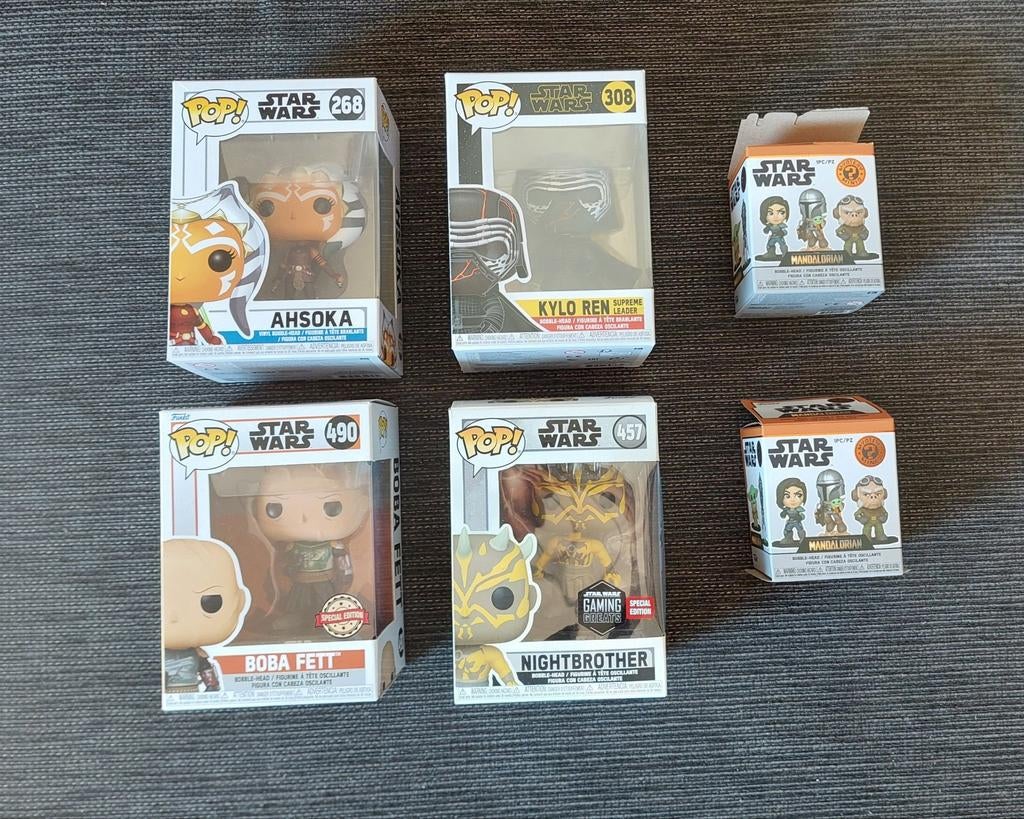 Star Wars Funko Pop figuren, Ophalen of Verzenden, Zo goed als nieuw