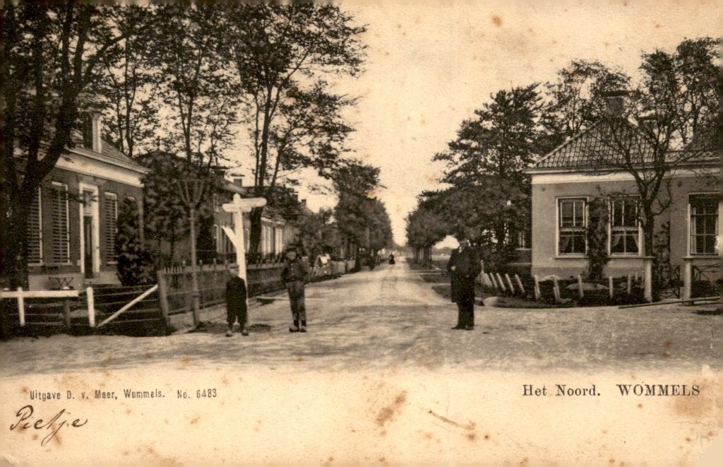 Wommels Het Noord # 492, Ophalen of Verzenden, Voor 1920, Gelopen, Noord-Holland
