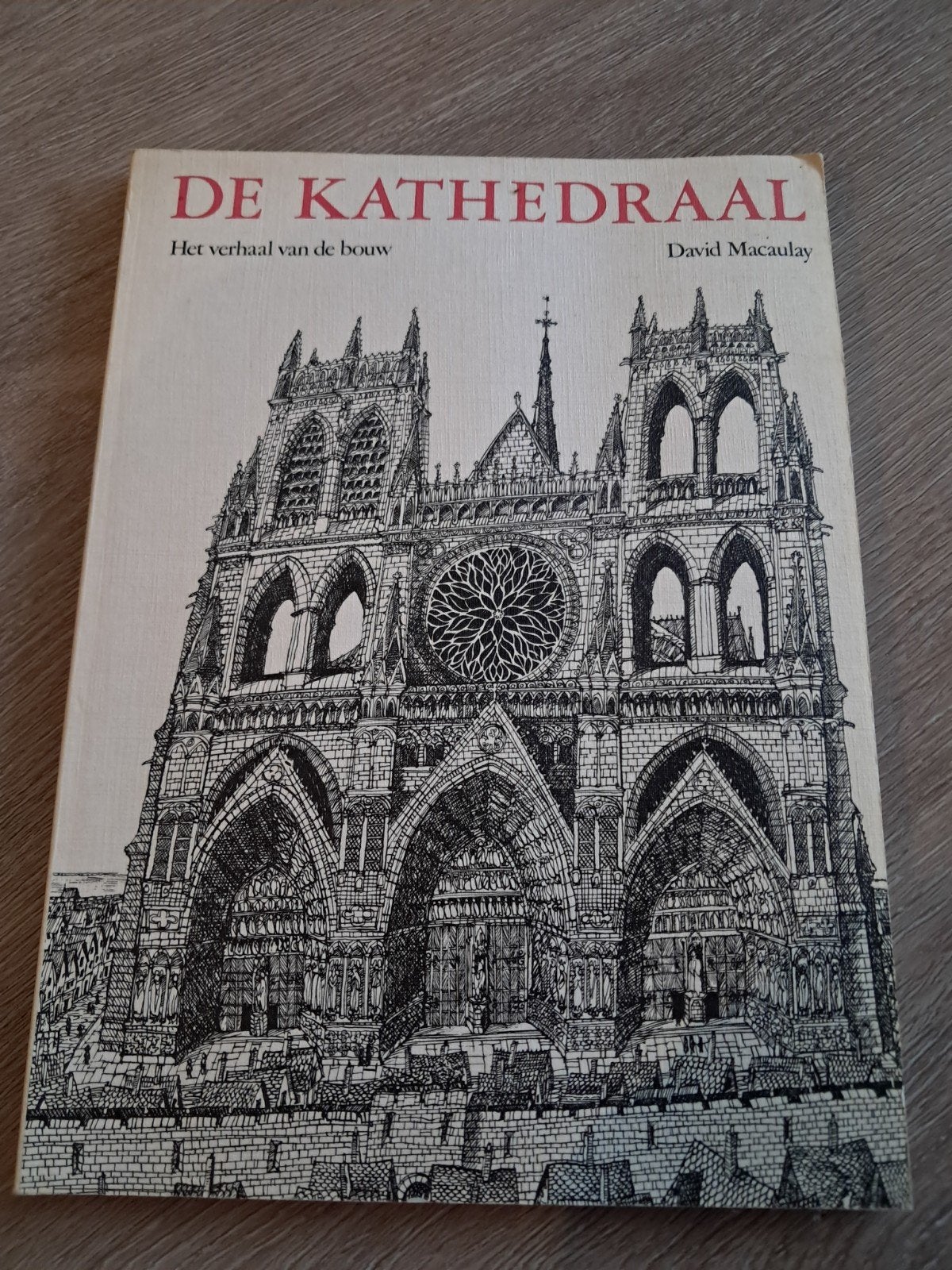 H: De Kathedraal Het verhaal van de bouw door David Macaulay, Ophalen of Verzenden, Gelezen, Architectuur algemeen, David Macaulay