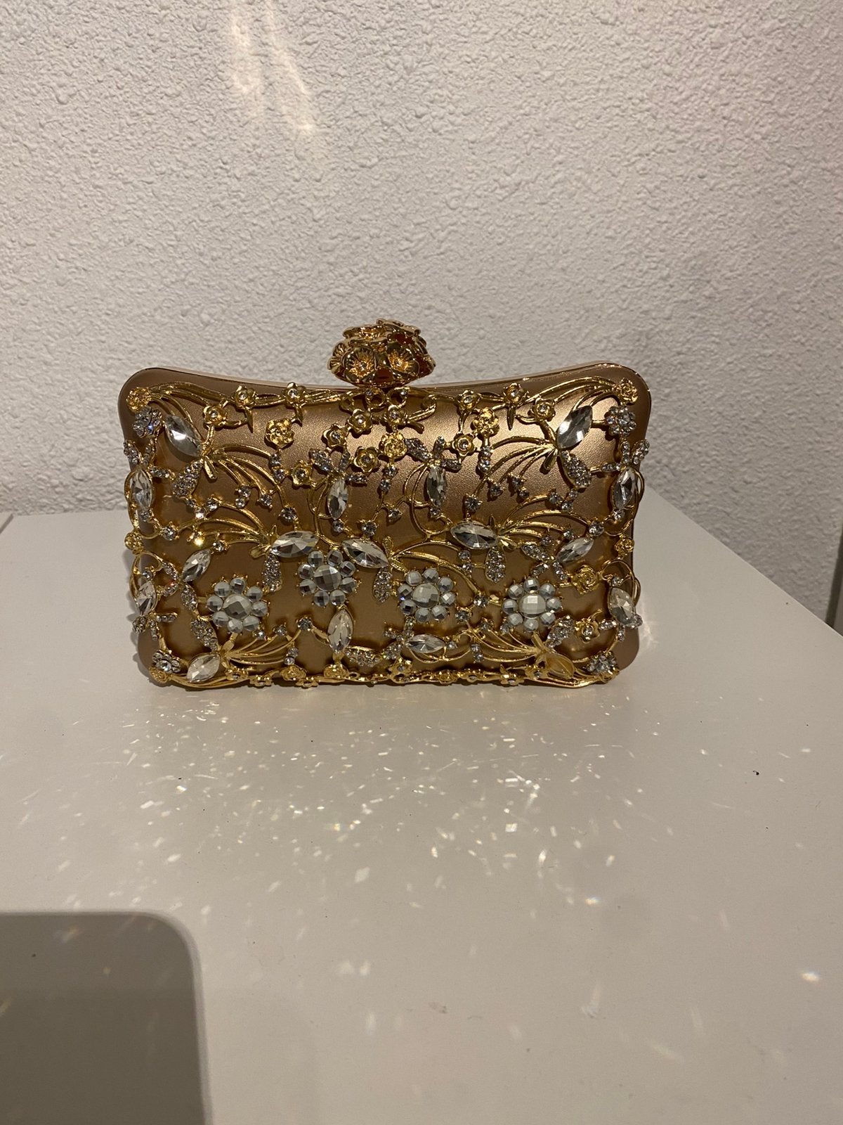 Gelegenheid goud kleur met versieren tasje, Ophalen, Nieuw, Goud