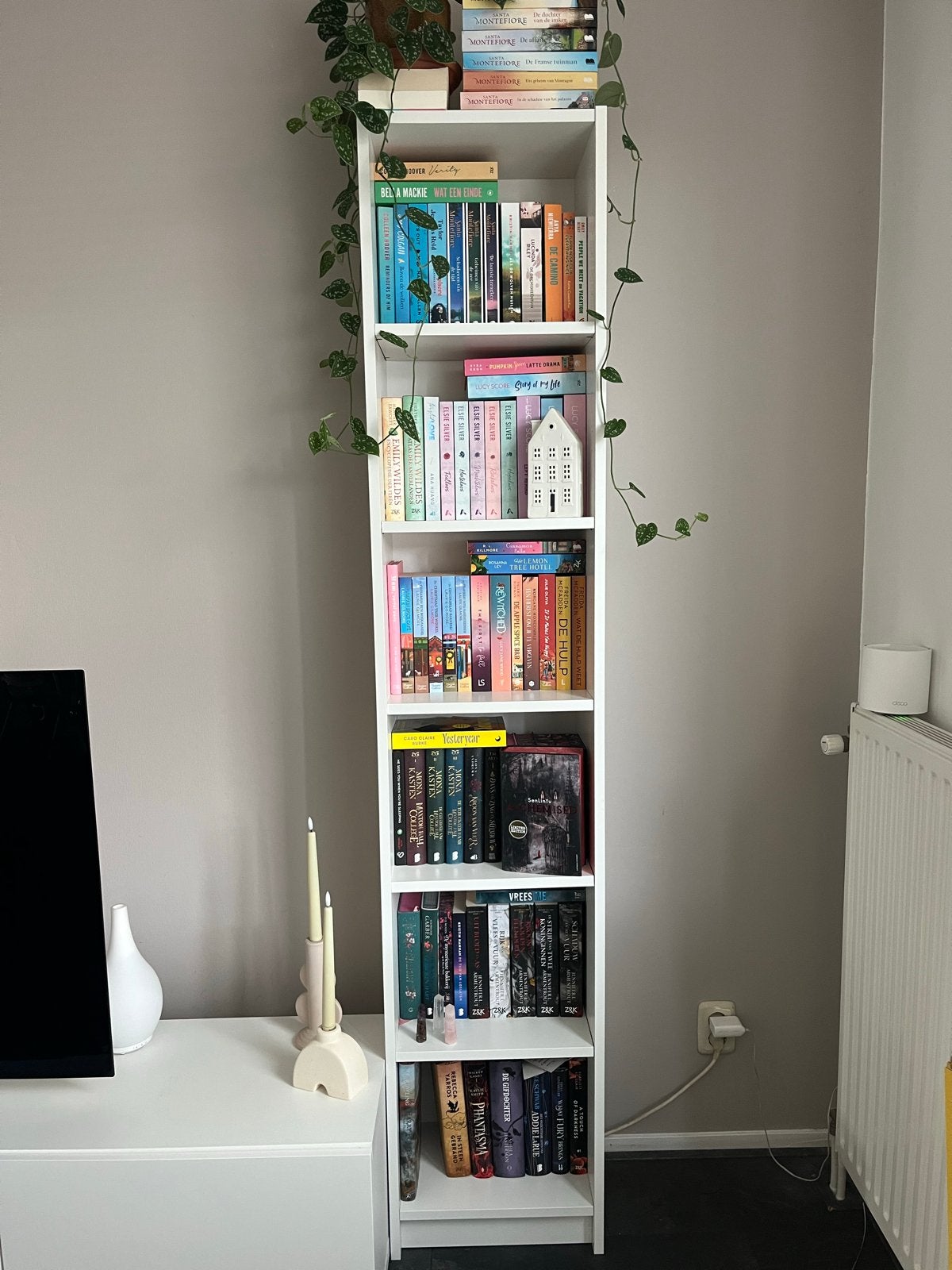 Billy Boekenkast wit 40x28x202 cm, Ophalen, Met plank(en), Minder dan 50 cm, Gebruikt