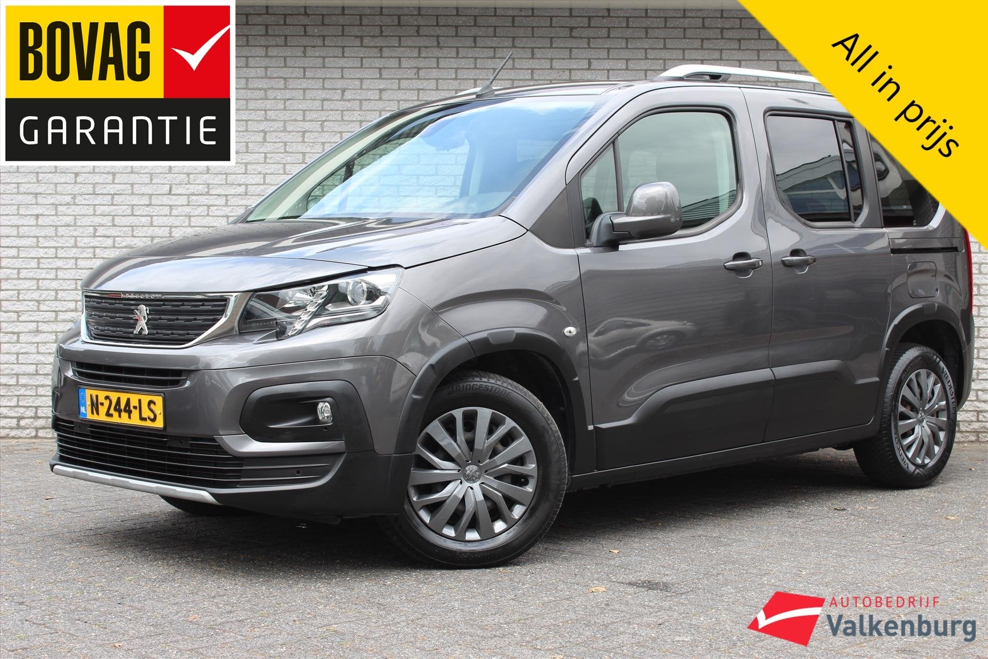 PEUGEOT Rifter 1.2 PureTech Allure | Camera | Trekhaak | PDC, Auto's, Gebruikt, 1199 cc, 14 km/l, 3 cilinders