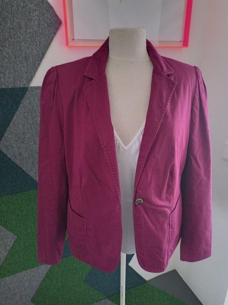 WE Colbert in Paars/Lila - Maat XXL, Kleding | Dames, WE, Paars, Maat 46/48 (XL) of groter, Ophalen of Verzenden