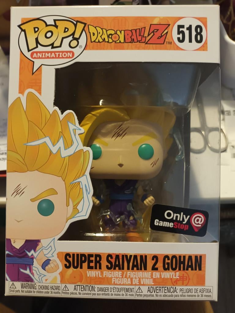Funko Pop! Dragon Ball Z Super Saiyan 2 Gohan #518, Ophalen of Verzenden, Nieuw