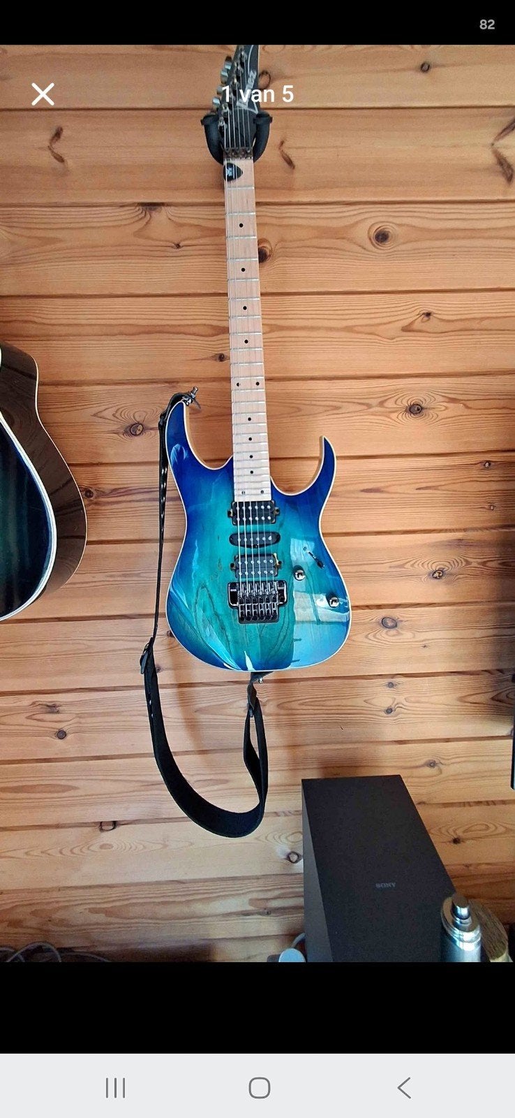 Ibanez RG 370 met bag, Ophalen of Verzenden, Solid body, Ibanez