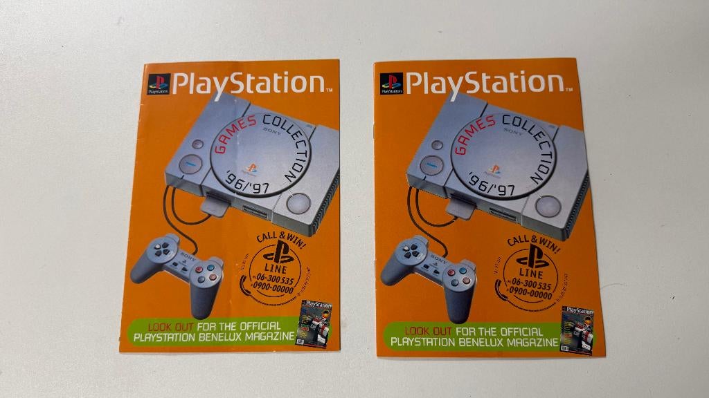 folder Sony playstation 1995, Ophalen of Verzenden, Zo goed als nieuw, Overige typen, PlayStation 1