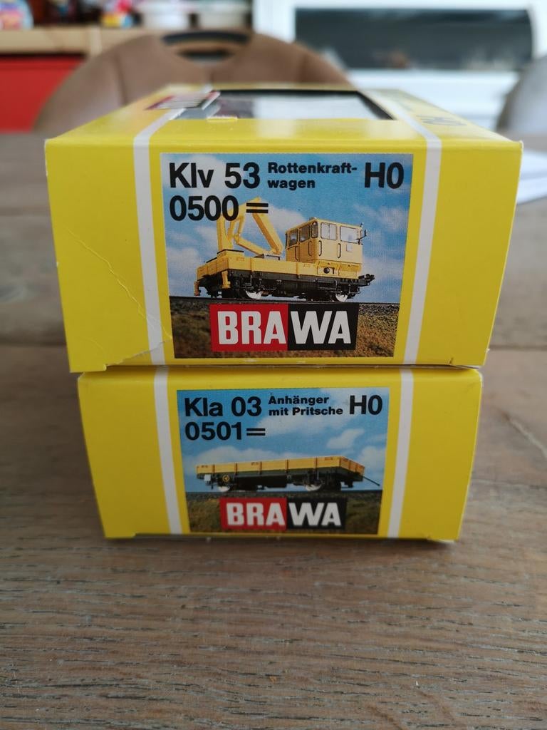 Brawa 0500+0501 Rottenkraftwagen Klv 53, Overige merken, Verzenden, Analoog, Gelijkstroom