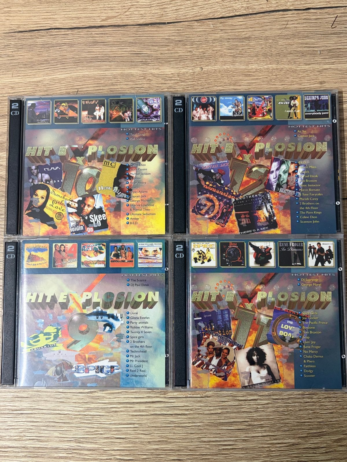 4 x Hit Explosion dubbel CD verzamelalbums, Gebruikt, Pop, Ophalen of Verzenden, Verzamelalbum